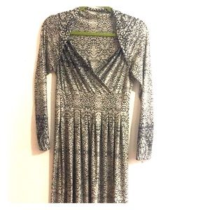 Black and white, ombré like dress